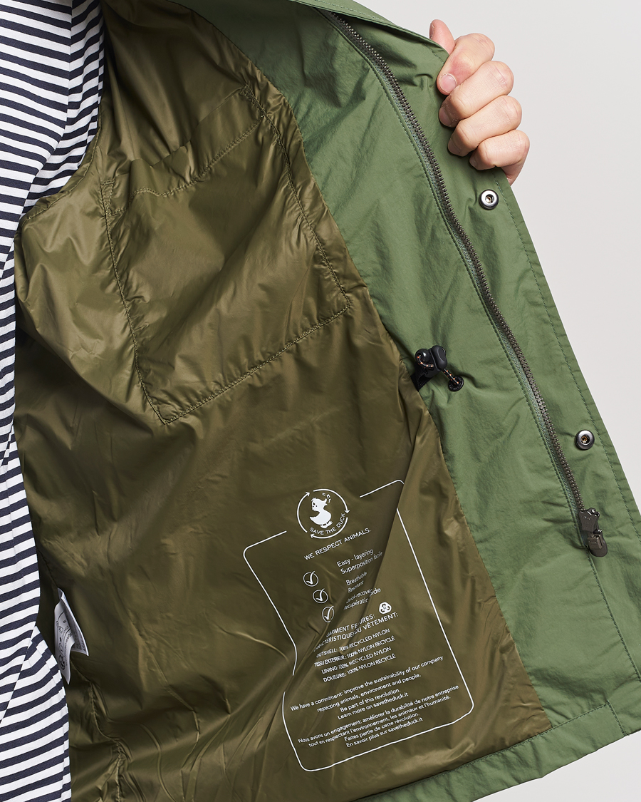 Herren | Jacken | Save The Duck | Mako Water Repellent Nylon Field Jacket Dusty Olive