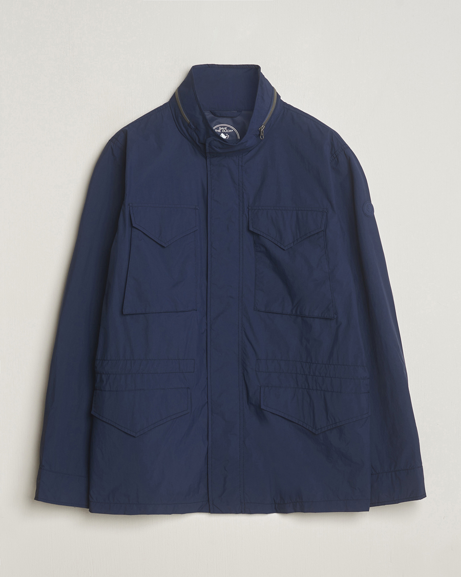 Herren | Jacken | Save The Duck | Mako Water Repellent Nylon Field Jacket Navy Blue