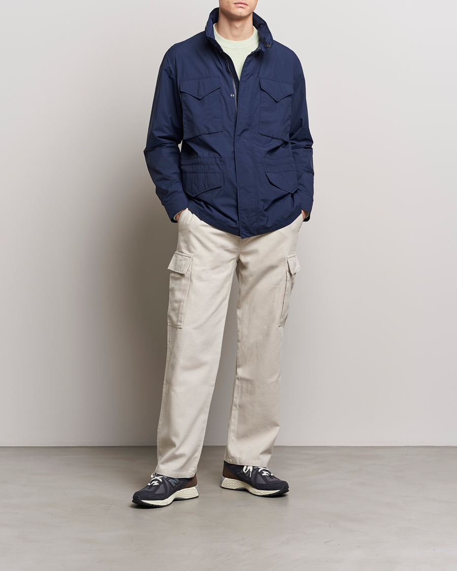 Herren | Jacken | Save The Duck | Mako Water Repellent Nylon Field Jacket Navy Blue
