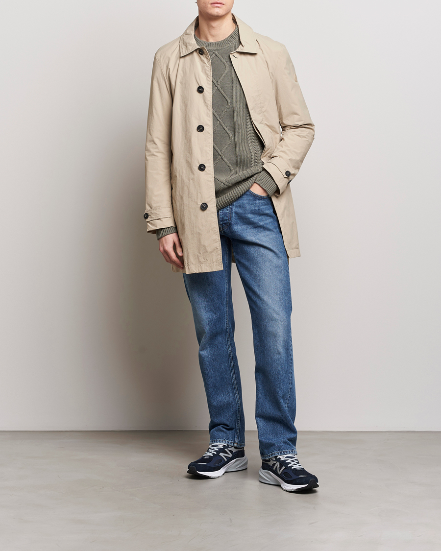 Herren | Jacken | Save The Duck | Rhys Water Repellent Nylon Coat Stone Beige
