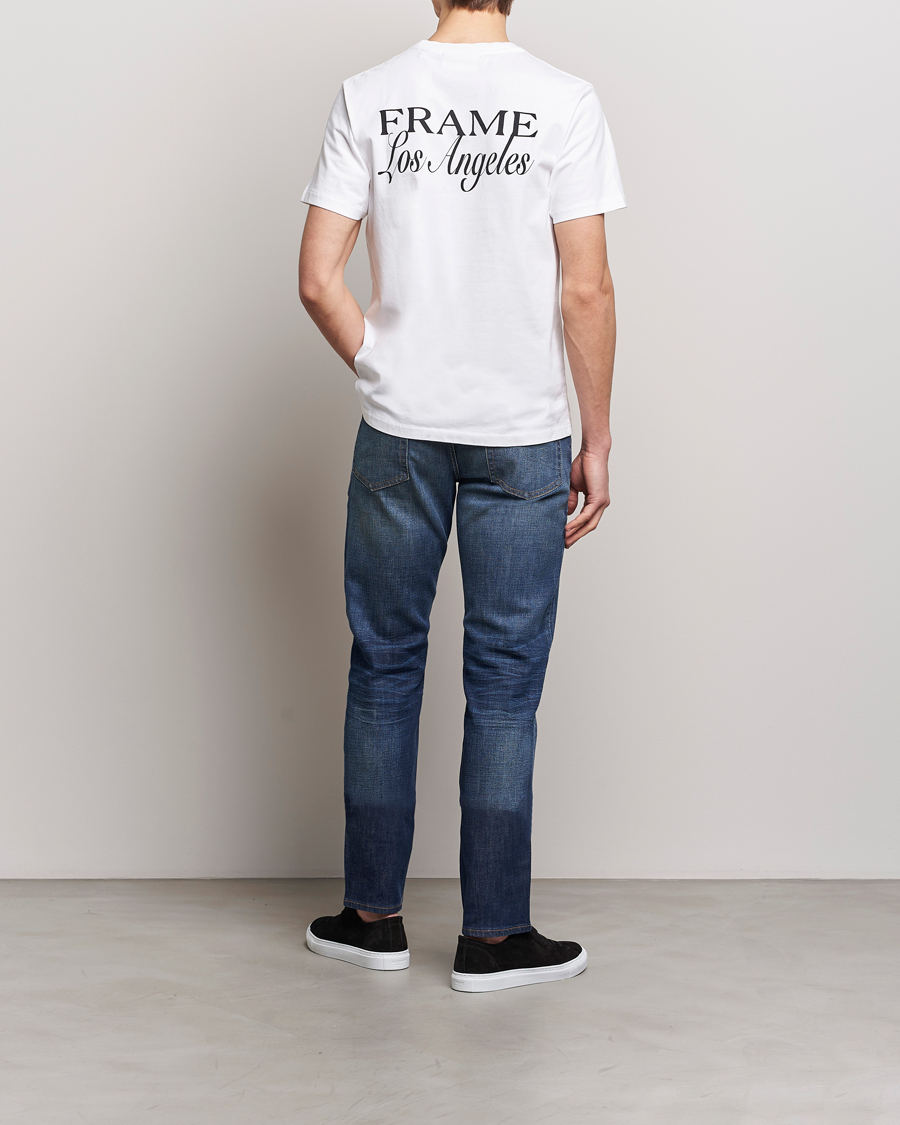 Herren | T-Shirts | FRAME | LA Logo T-Shirt White
