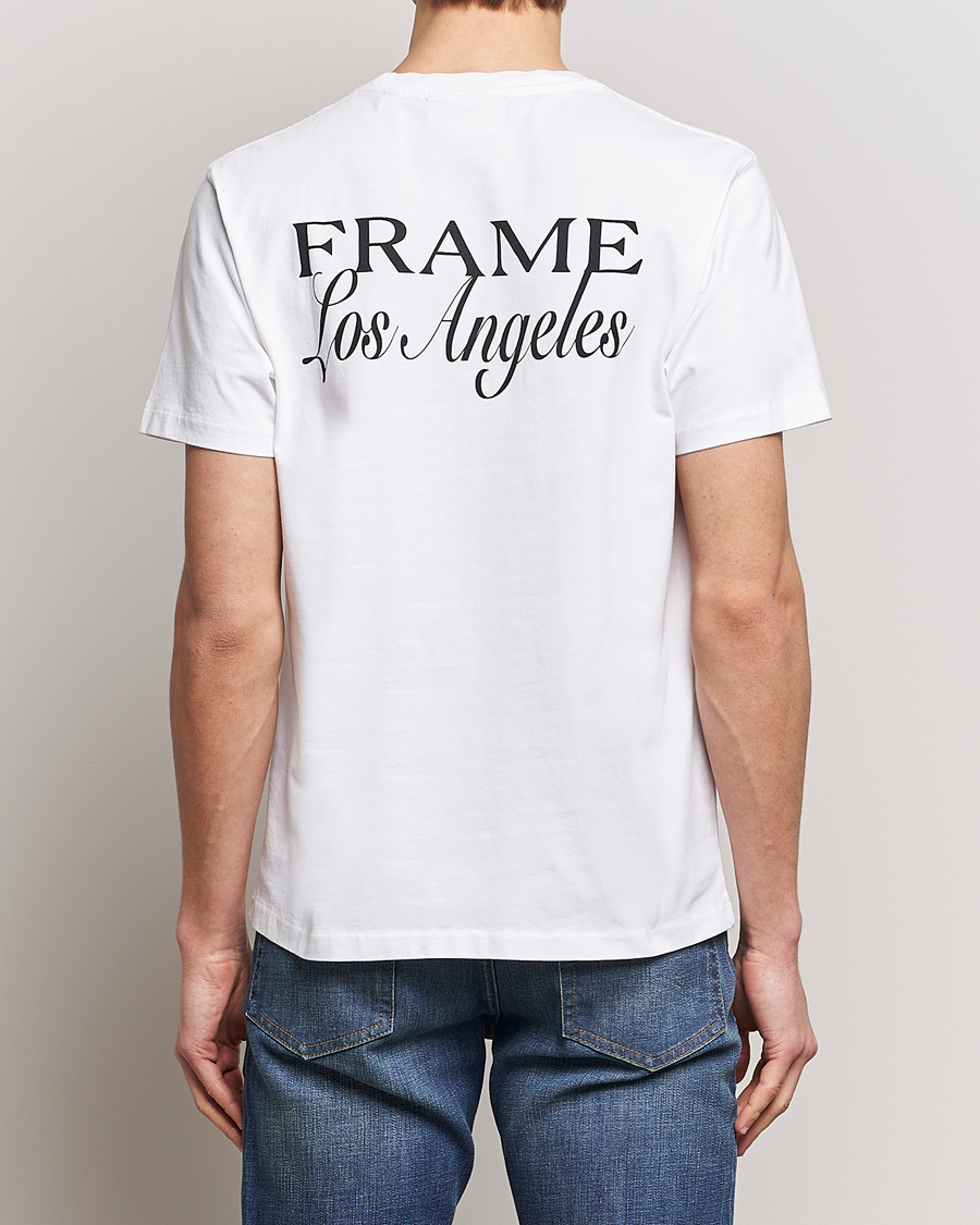 Herren | T-Shirts | FRAME | LA Logo T-Shirt White
