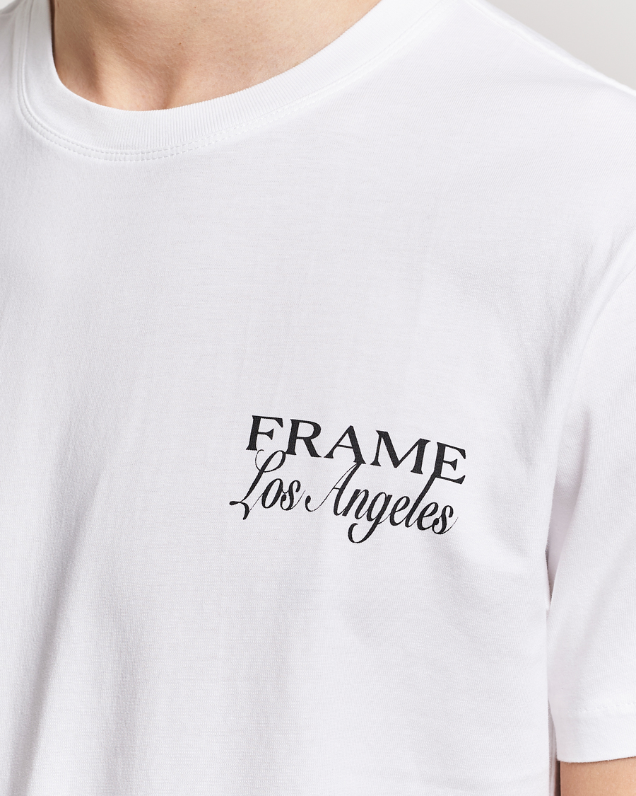 Herren | T-Shirts | FRAME | LA Logo T-Shirt White