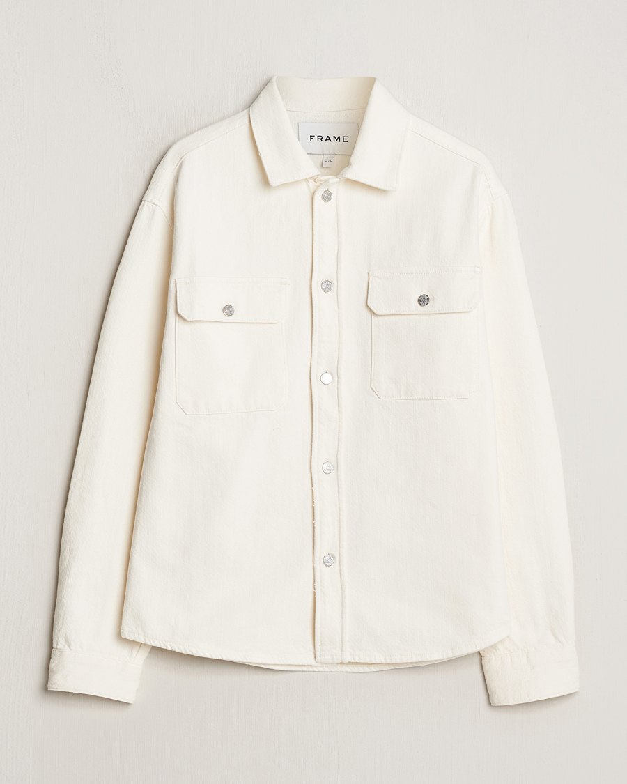 Herren | Hemden | FRAME | Textured Terry Overshirt Off White