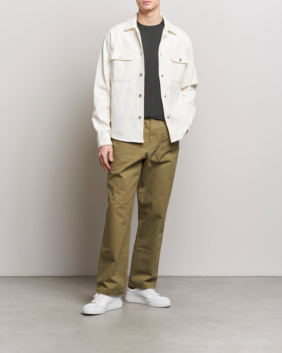 Herren | Hemden | FRAME | Textured Terry Overshirt Off White