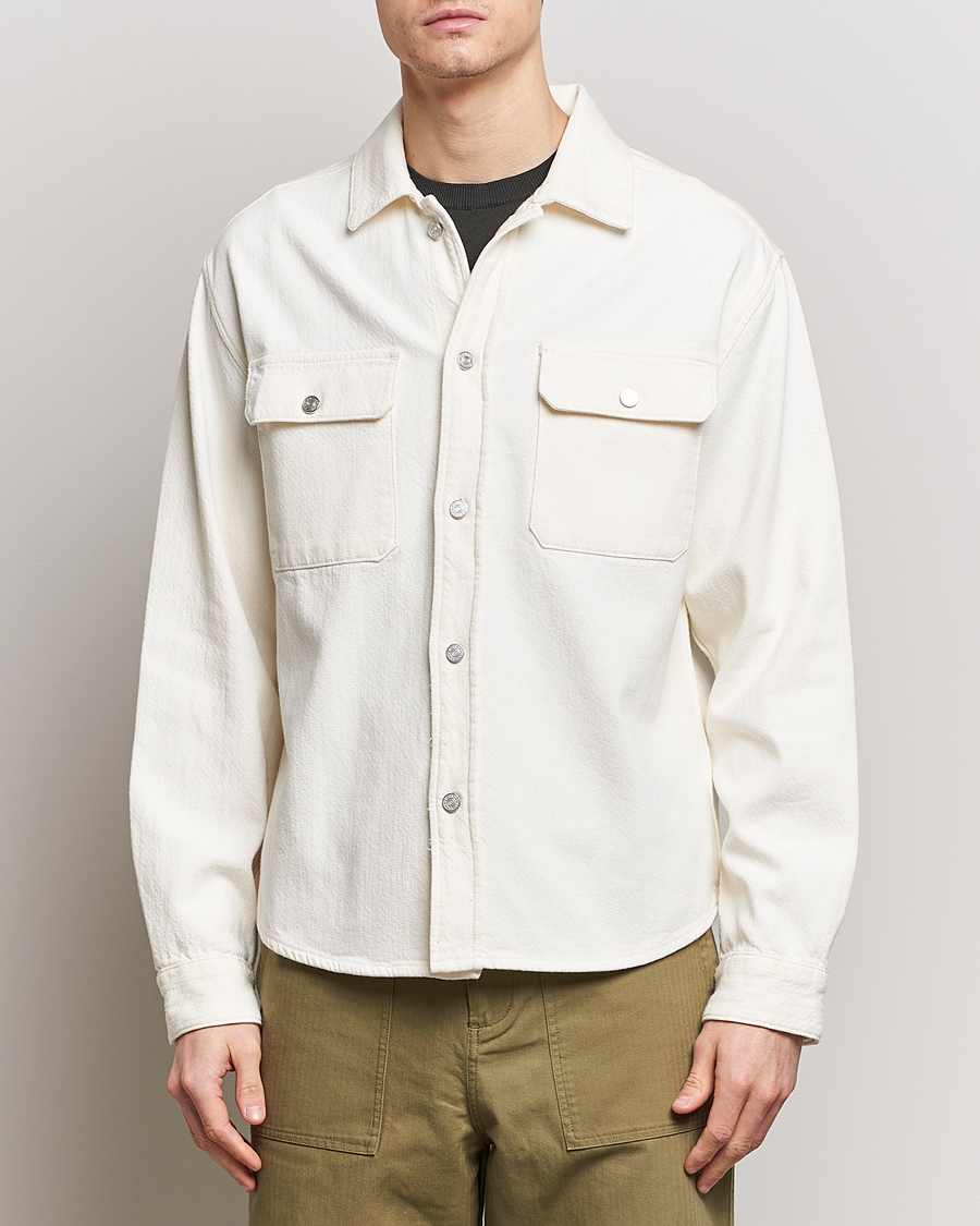 Herren | Hemden | FRAME | Textured Terry Overshirt Off White