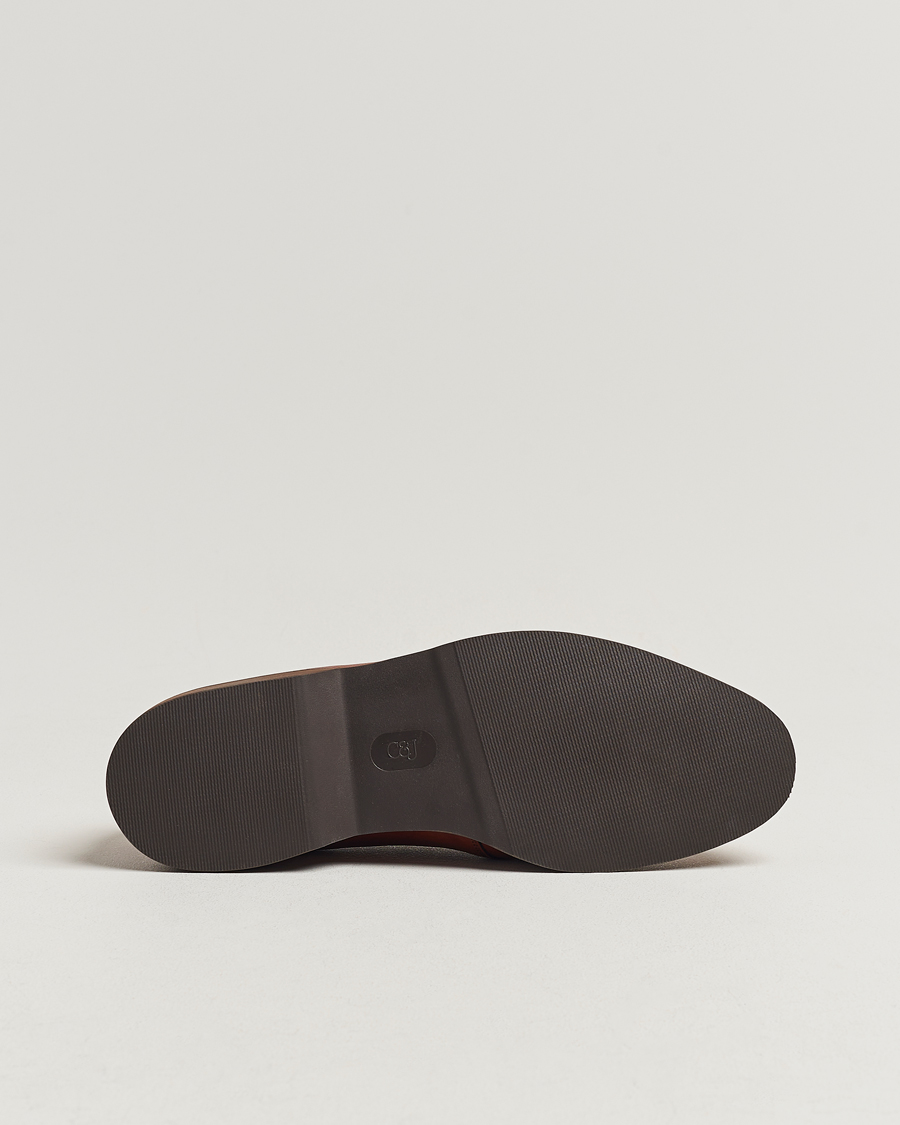 Herren | Crockett & Jones Falmouth Deck Shoes Tan Wax Calf | Crockett & Jones | Falmouth Deck Shoes Tan Wax Calf