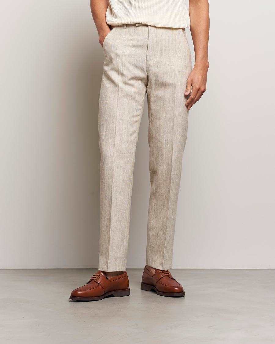 Herren | Crockett & Jones Falmouth Deck Shoes Tan Wax Calf | Crockett & Jones | Falmouth Deck Shoes Tan Wax Calf