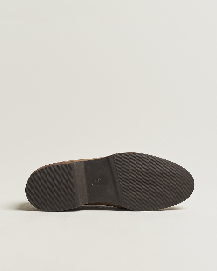 Herren | Crockett & Jones Falmouth Deck Shoes Khaki Suede | Crockett & Jones | Falmouth Deck Shoes Khaki Suede