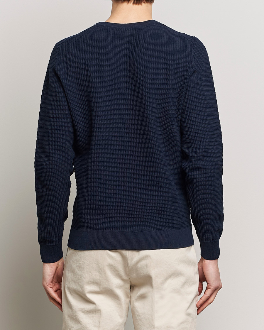 Herren | Pullover | Stenströms | Organic Cotton Crew Neck Navy