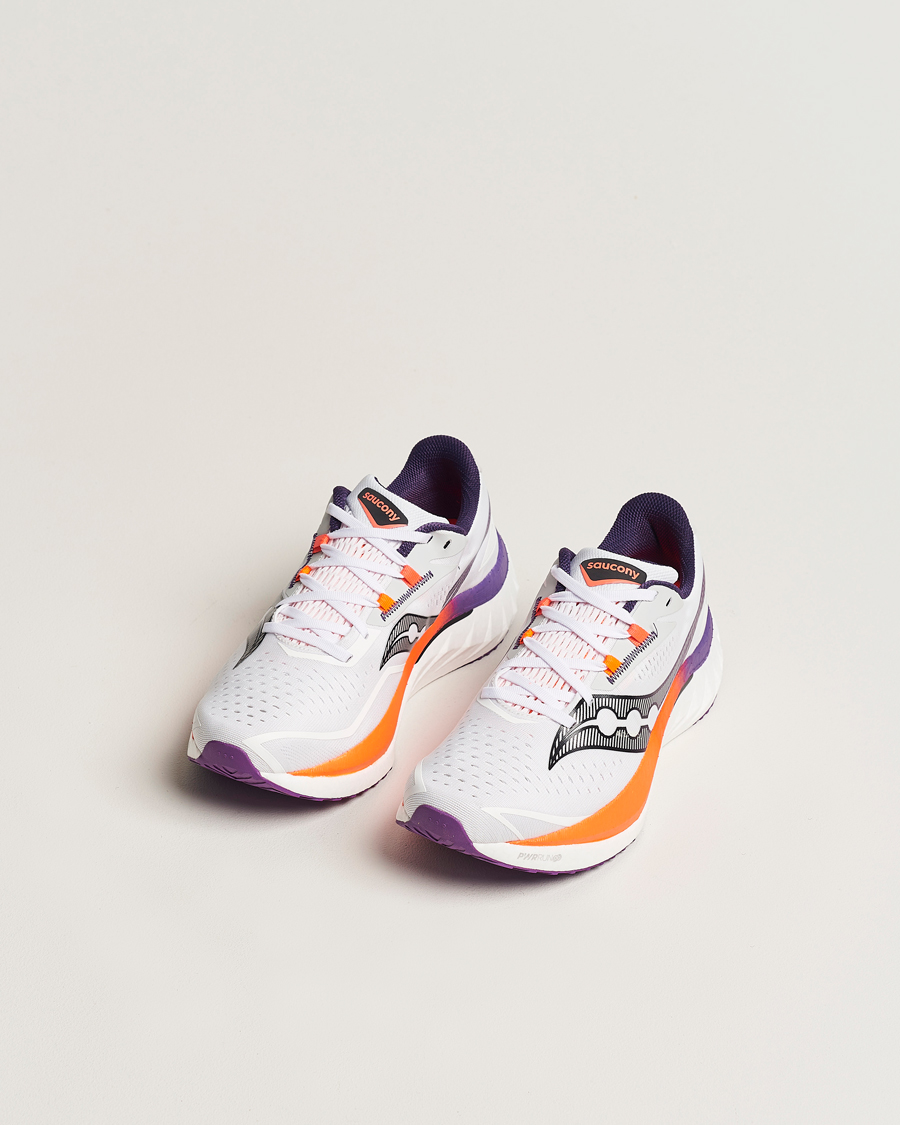 Herren | Laufschuhe Sneaker | Saucony | Endorphin Speed 4 White/Vizi Orange