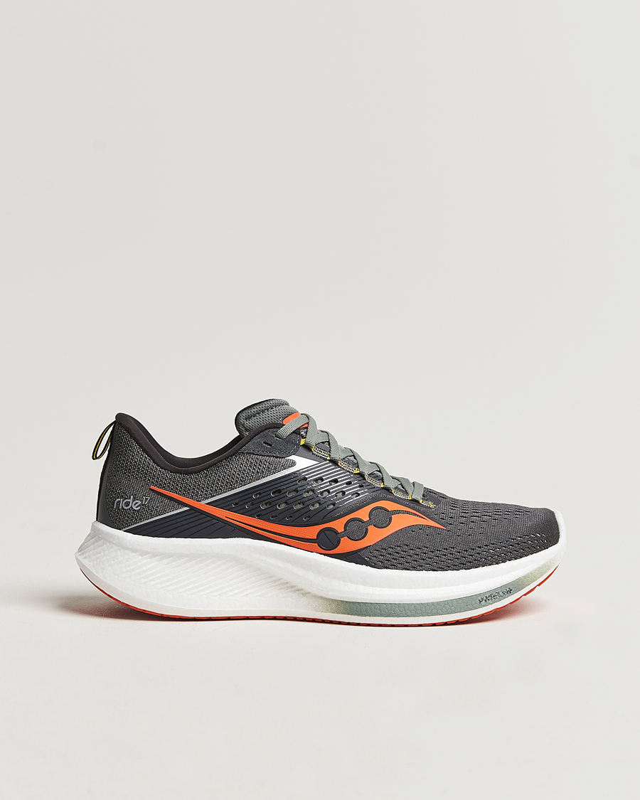 Herren | Saucony Ride 17 Shadow/Peppar | Saucony | Ride 17 Shadow/Peppar