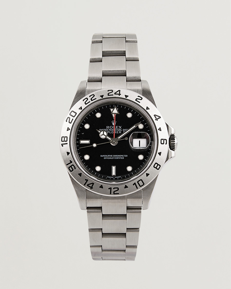 Herren | Rolex Pre-Owned Explorer II 16570 Black | Rolex Pre-Owned | Explorer II 16570 Black
