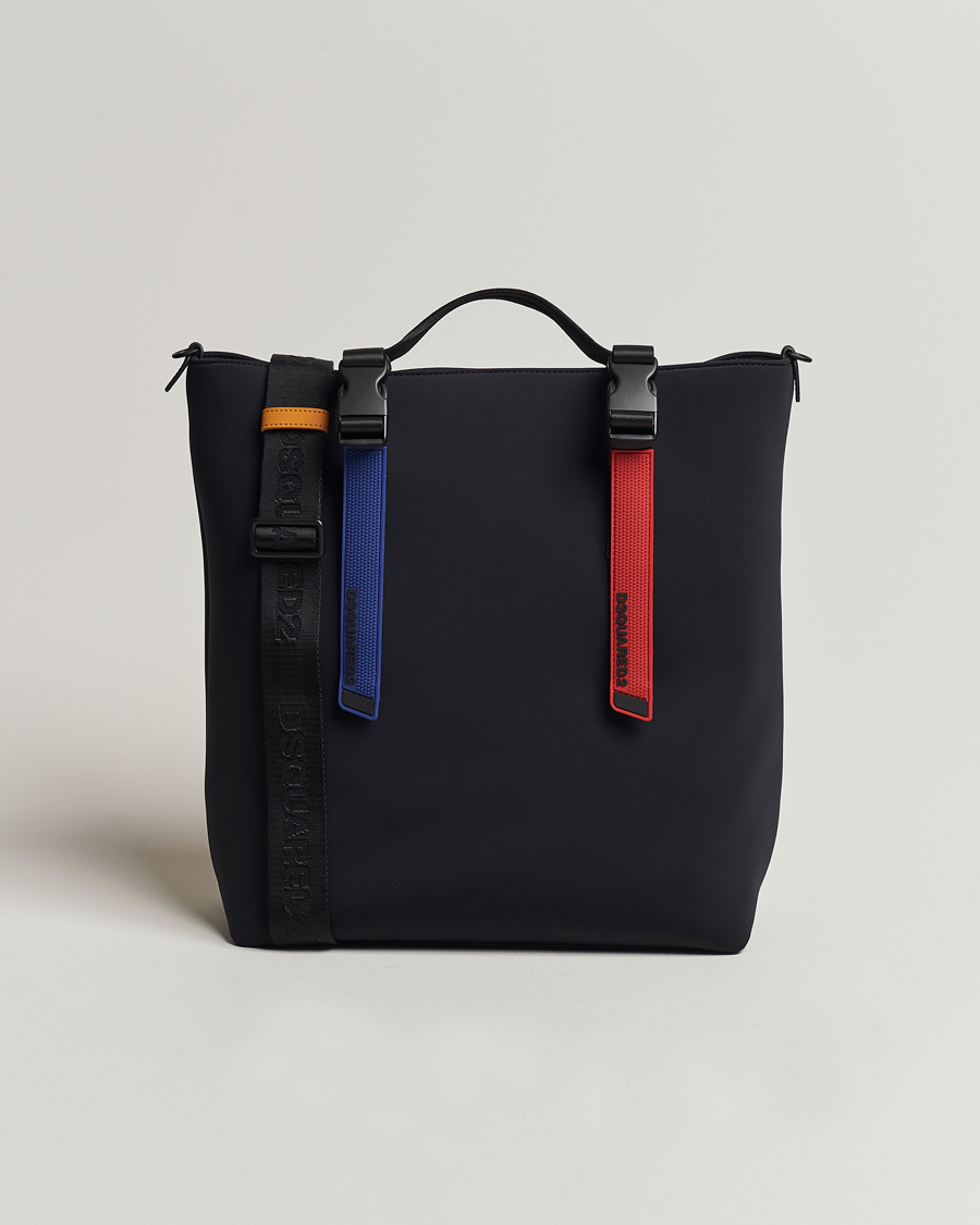 Herren | Dsquared2 Sport Tape Shopping Bag Black | Dsquared2 | Sport Tape Shopping Bag Black