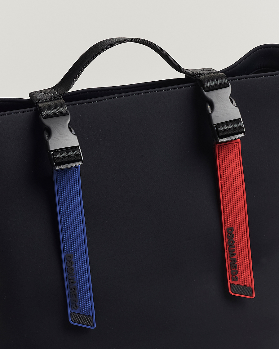 Herren | Dsquared2 Sport Tape Shopping Bag Black | Dsquared2 | Sport Tape Shopping Bag Black