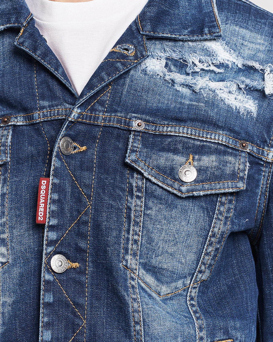Herren | Jacken | Dsquared2 | Dan Denim Jacket Blue