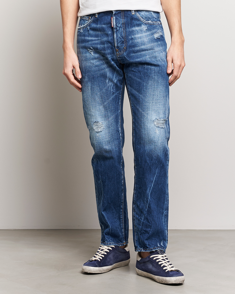 Herren | Straight leg | Dsquared2 | 642 Jeans Medium Blue