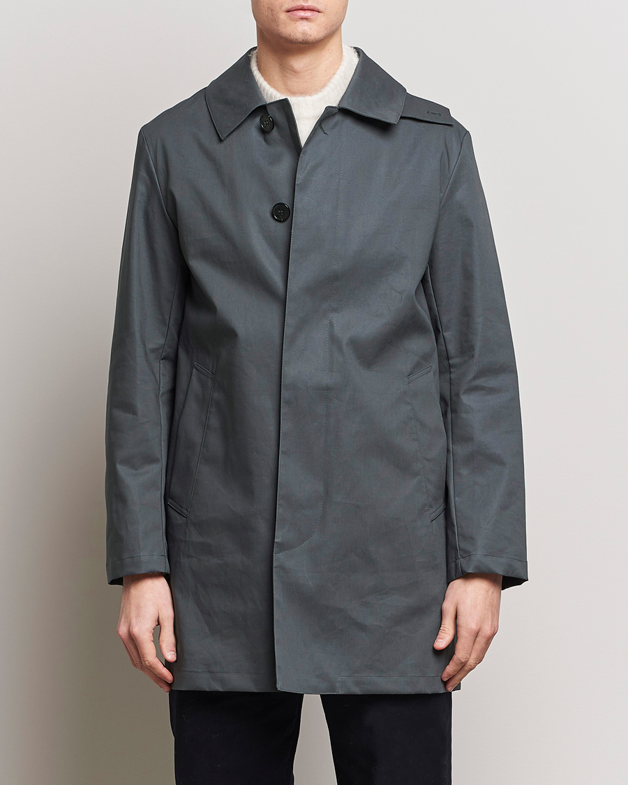 Herren | Klassische Jacken | Mackintosh | Cambridge Car Coat Cool Grey