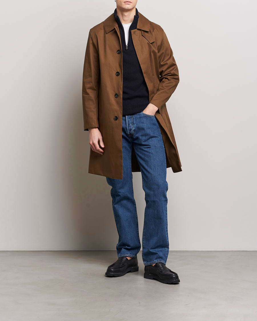 Herren | Jacken | Mackintosh | Manchester Car Coat Desert Palm