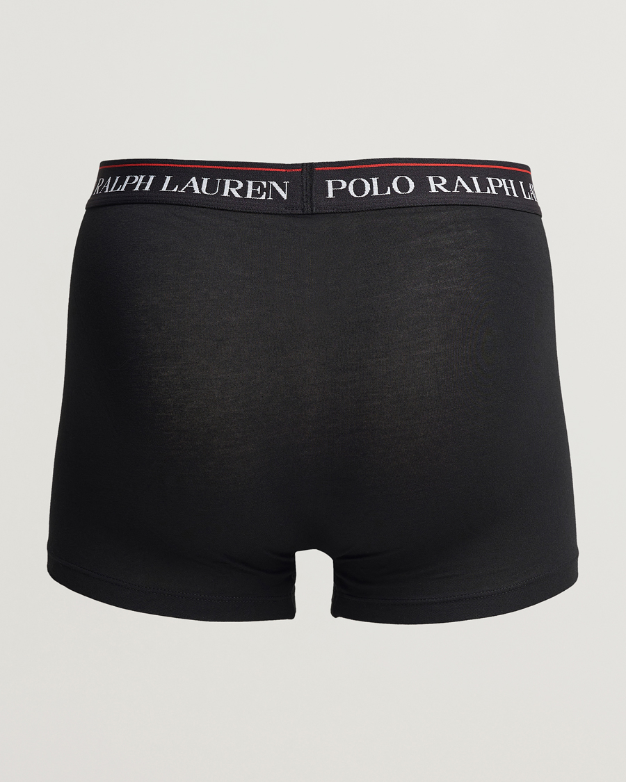 Herren | Unterwäsche | Polo Ralph Lauren | 3-Pack Cotton Stretch Trunk Heather/Red PP/Black