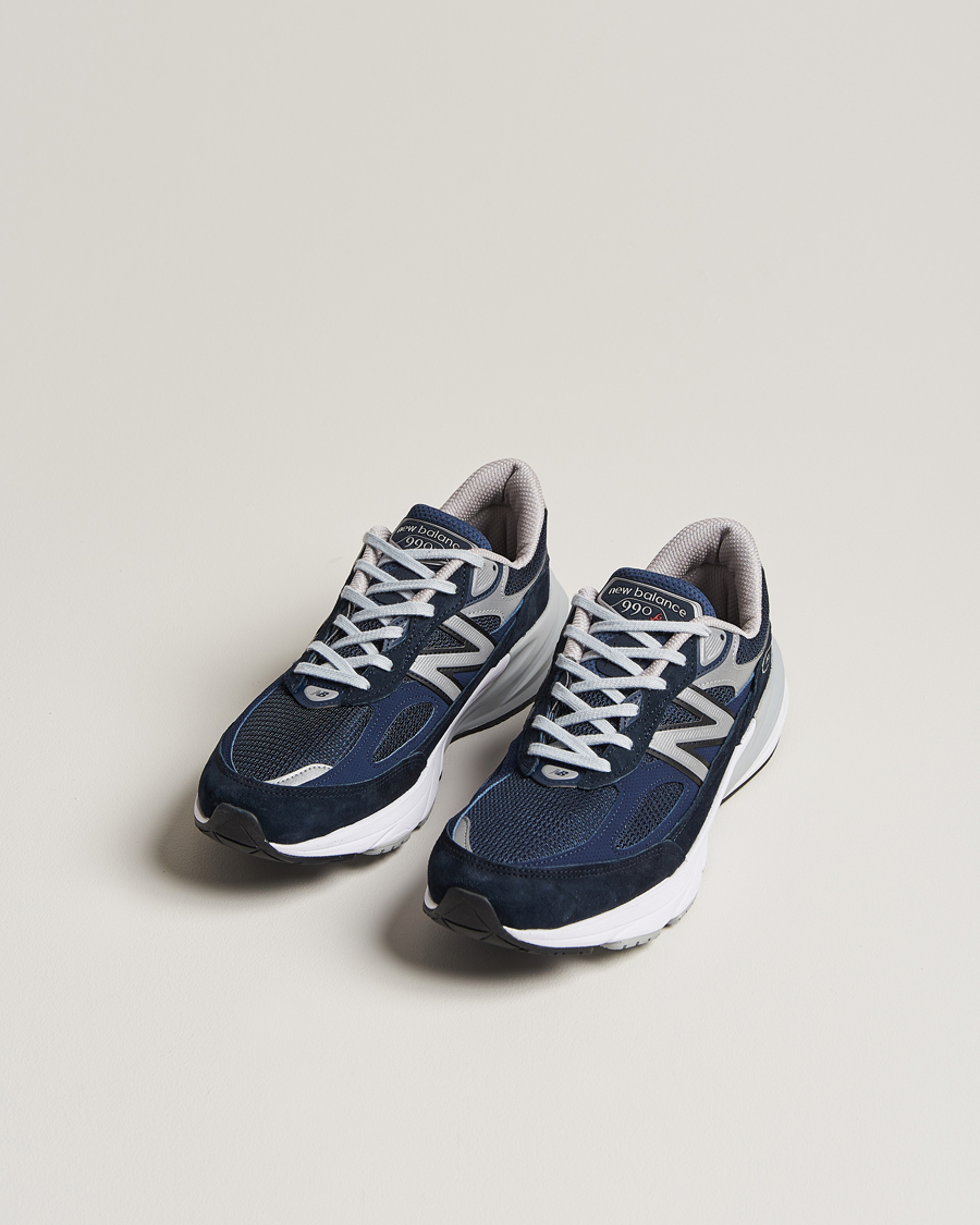 Herren | Laufschuhe Sneaker | New Balance | Made in USA 990v6 Sneakers Navy/White
