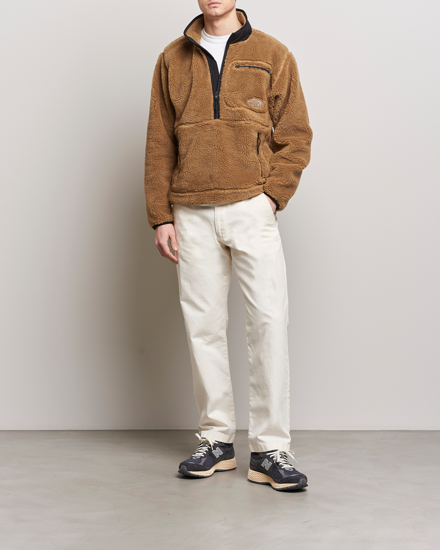 Herren | Pullover | The North Face | Heritage Fleece Half Zip Utility Brown