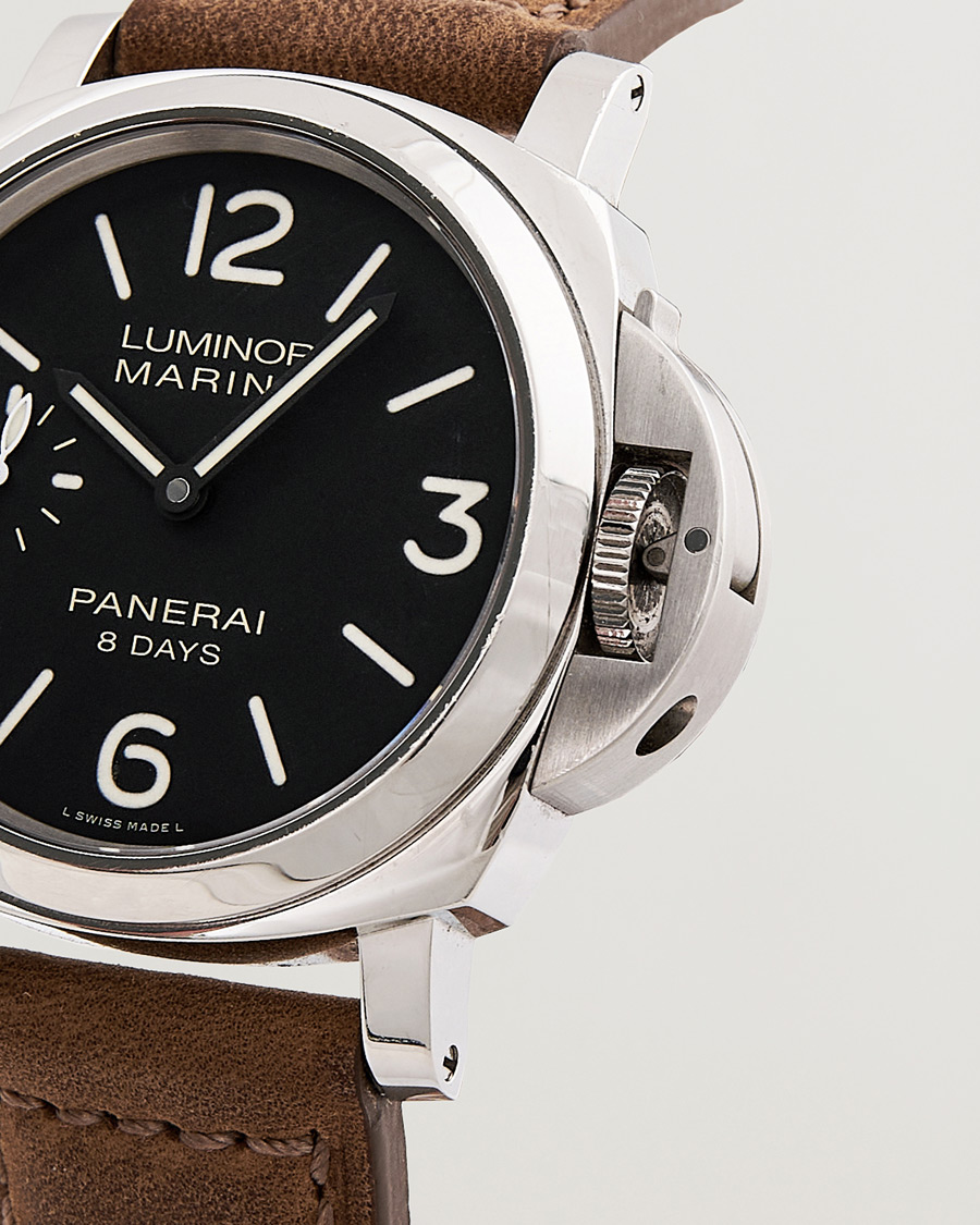 Herren | Panerai Pre-Owned Luminor Marina 8 Days 00510 Silver | Panerai Pre-Owned | Luminor Marina 8 Days 00510 Silver