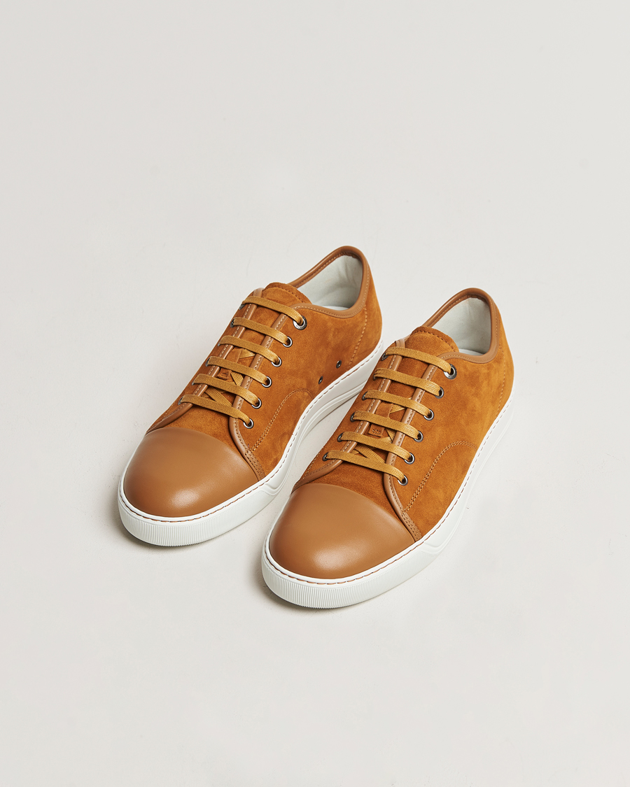 Herren | Lanvin Nappa Cap Toe Sneaker Brown | Lanvin | Nappa Cap Toe Sneaker Brown