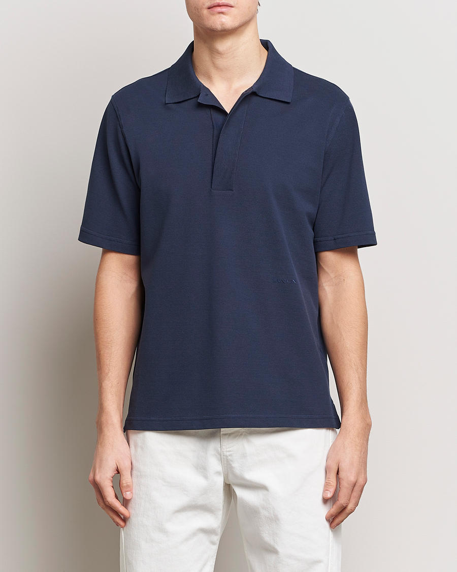 Herren | Poloshirts | Lanvin | Short Sleeve Polo Thunder