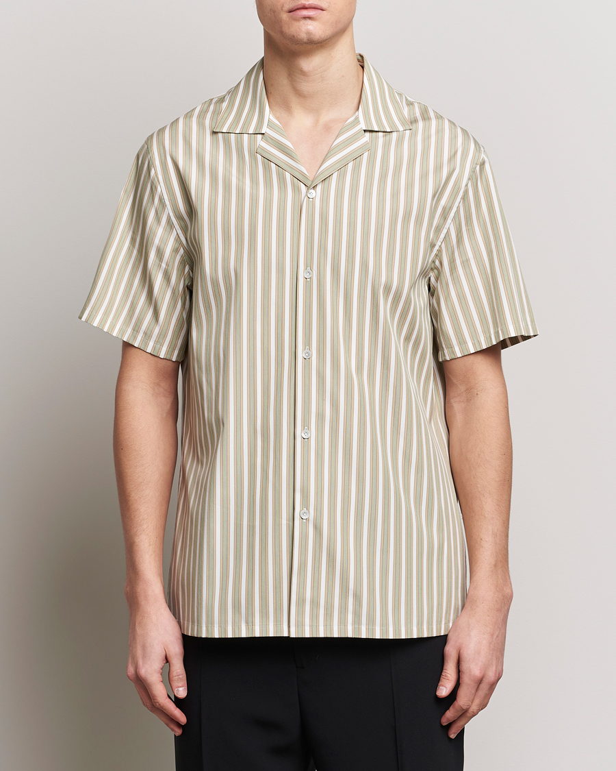 Herren | Lanvin | Lanvin | Short Sleeve Camp Shirt Green