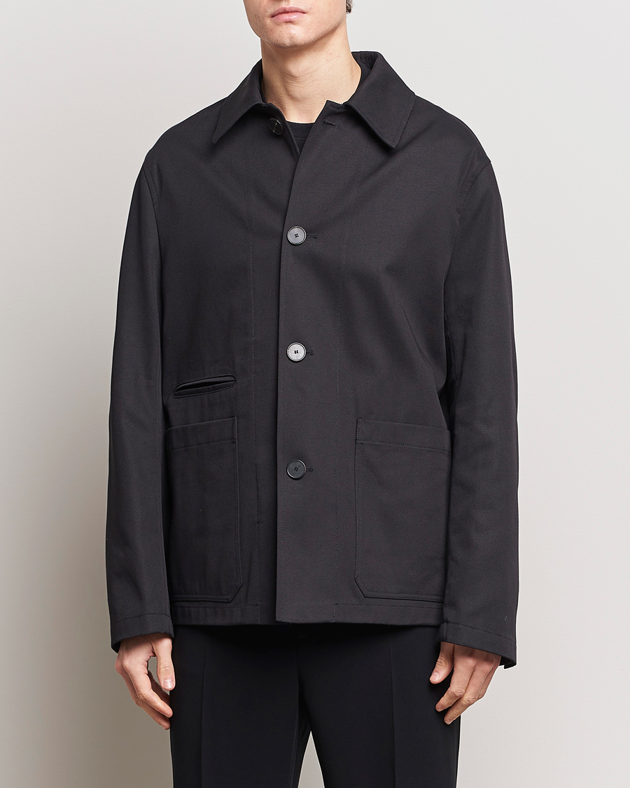 Herren | Lanvin | Lanvin | Cotton Work Jacket Black