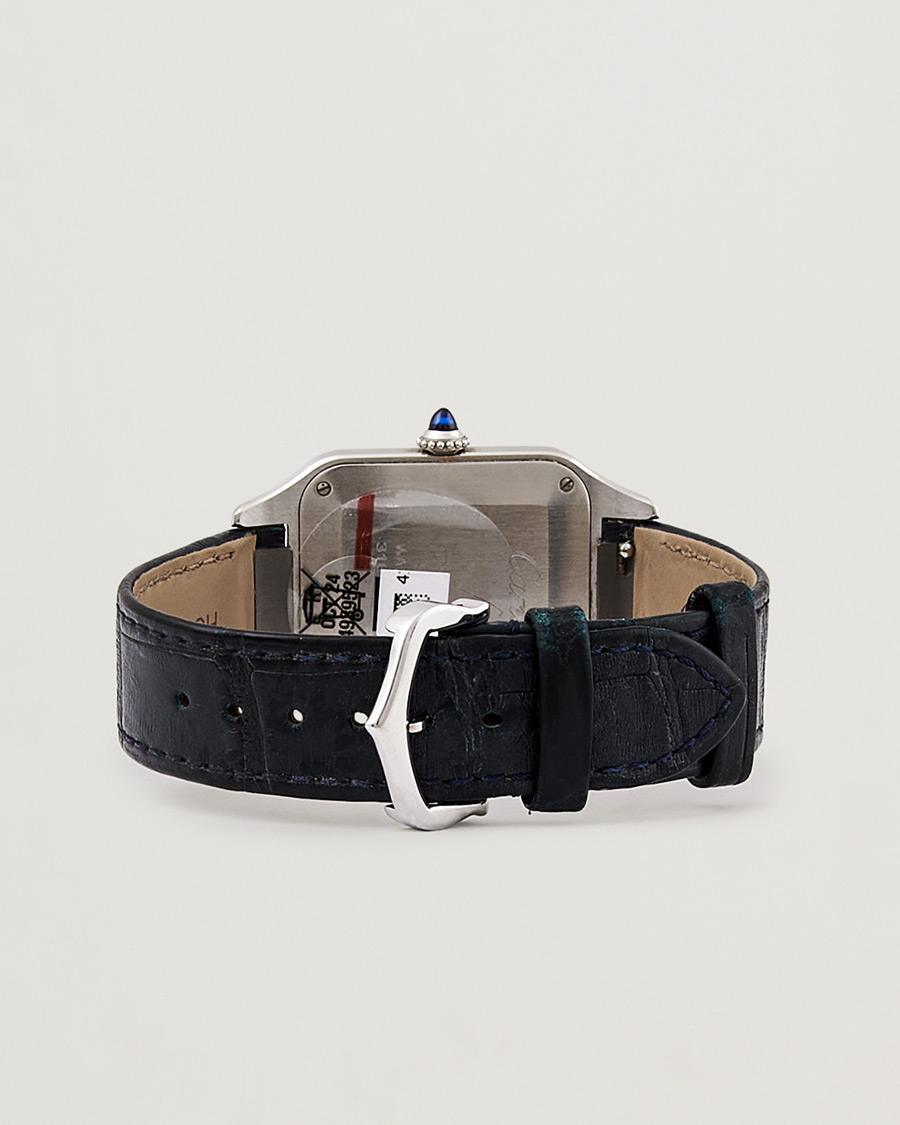 Herren | Cartier Pre-Owned Santos Dumont WSSA0022 Silver | Cartier Pre-Owned | Santos Dumont WSSA0022 Silver