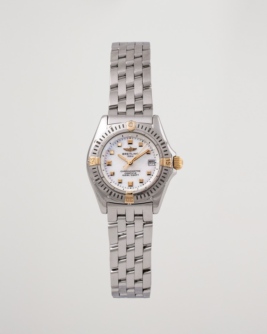 Herren | Breitling Pre-Owned Callistino B72345 Mother of Pearl Silver | Breitling Pre-Owned | Callistino B72345 Mother of Pearl Silver