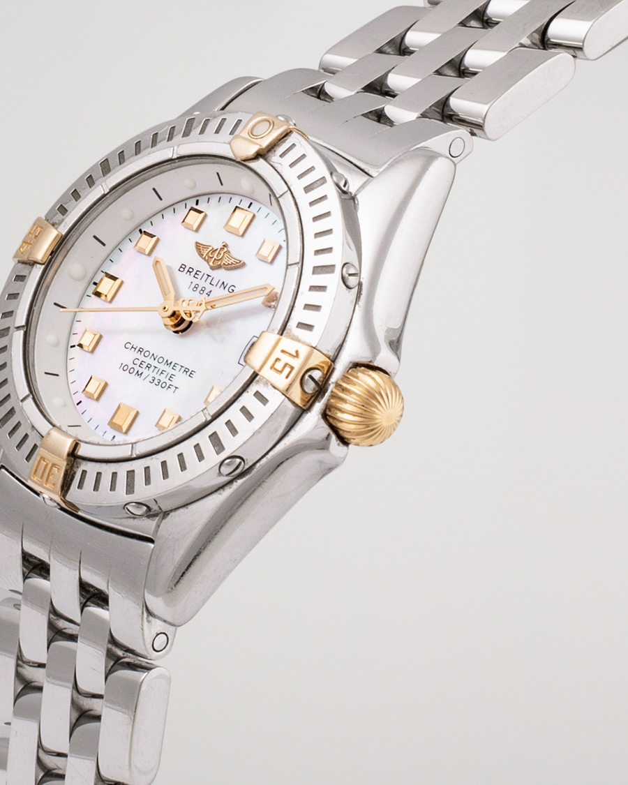 Herren | Breitling Pre-Owned Callistino B72345 Mother of Pearl Silver | Breitling Pre-Owned | Callistino B72345 Mother of Pearl Silver