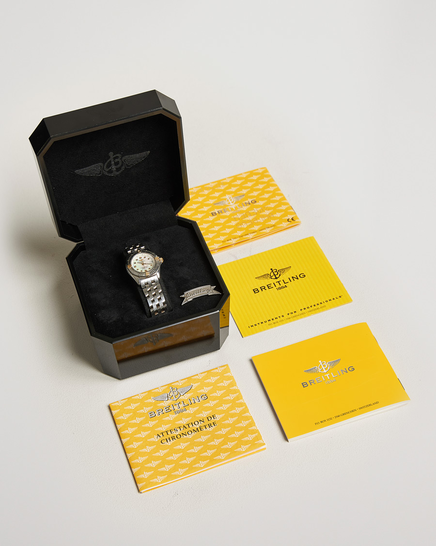 Herren | Breitling Pre-Owned Callistino B72345 Mother of Pearl Silver | Breitling Pre-Owned | Callistino B72345 Mother of Pearl Silver