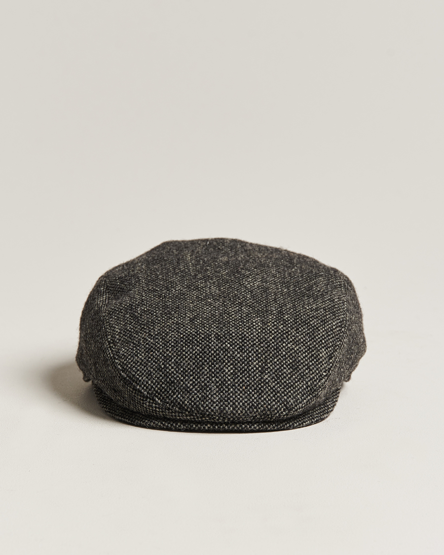 Herren | Hüte & Mützen | Wigéns | Ivy Slim Donegal Wool Dark Grey