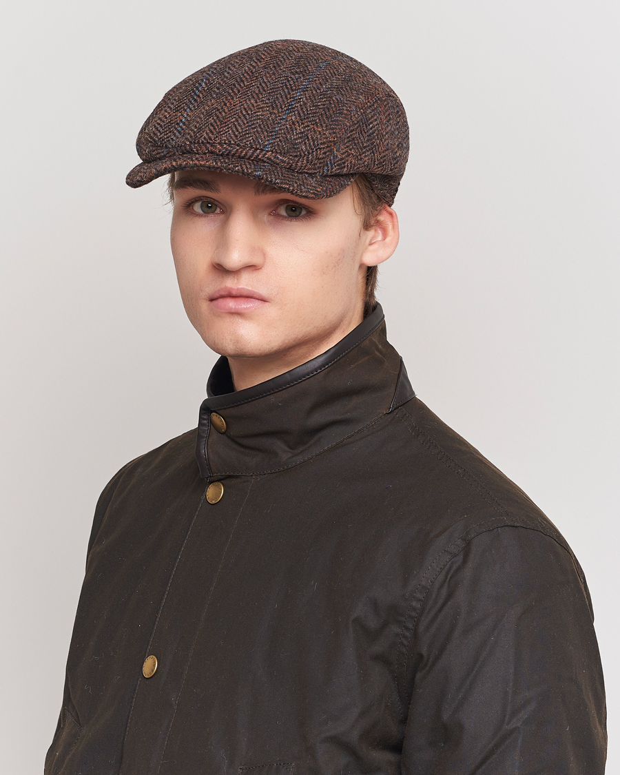 Herren | Hüte & Mützen | Wigéns | Ivy Contemporary Wool Dark Brown
