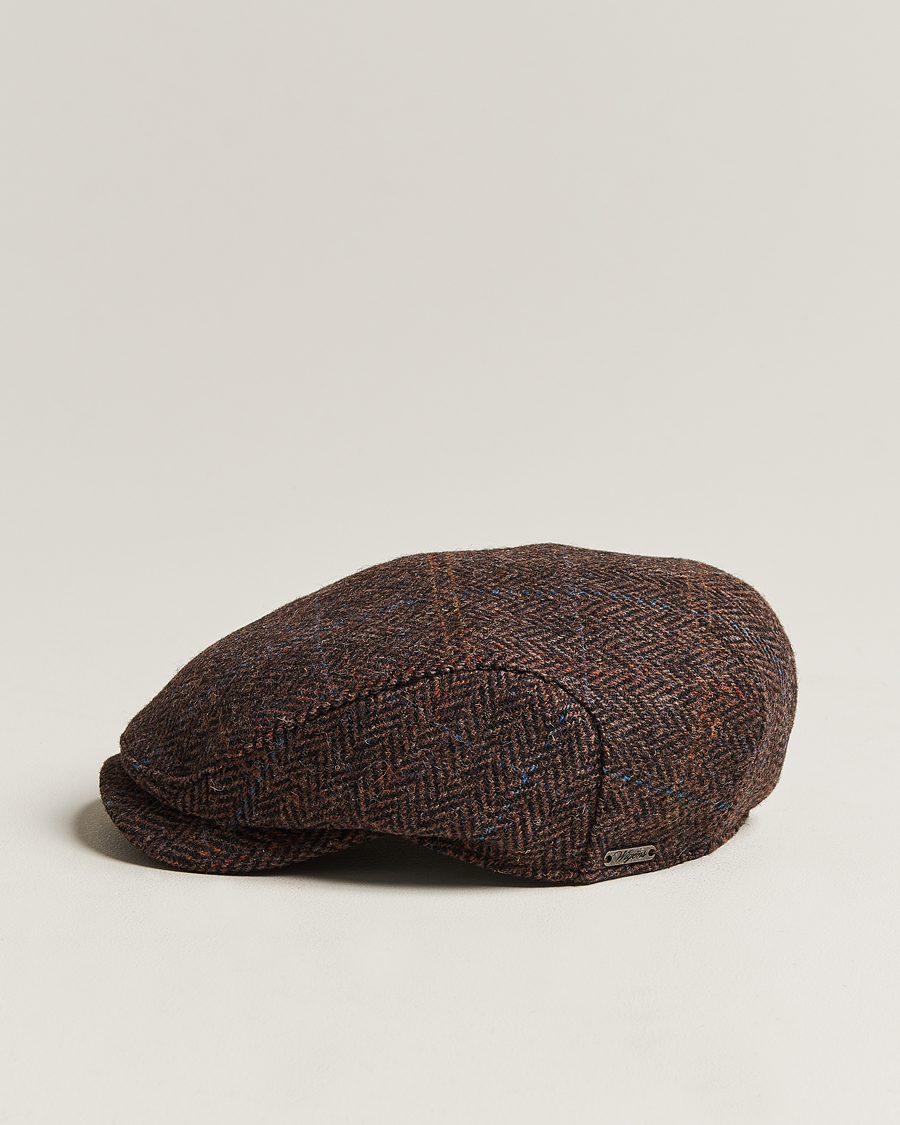 Herren | Hüte & Mützen | Wigéns | Ivy Contemporary Wool Dark Brown