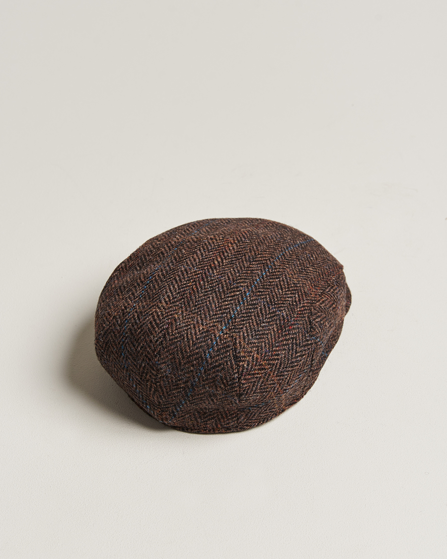 Herren | Hüte & Mützen | Wigéns | Ivy Contemporary Wool Dark Brown