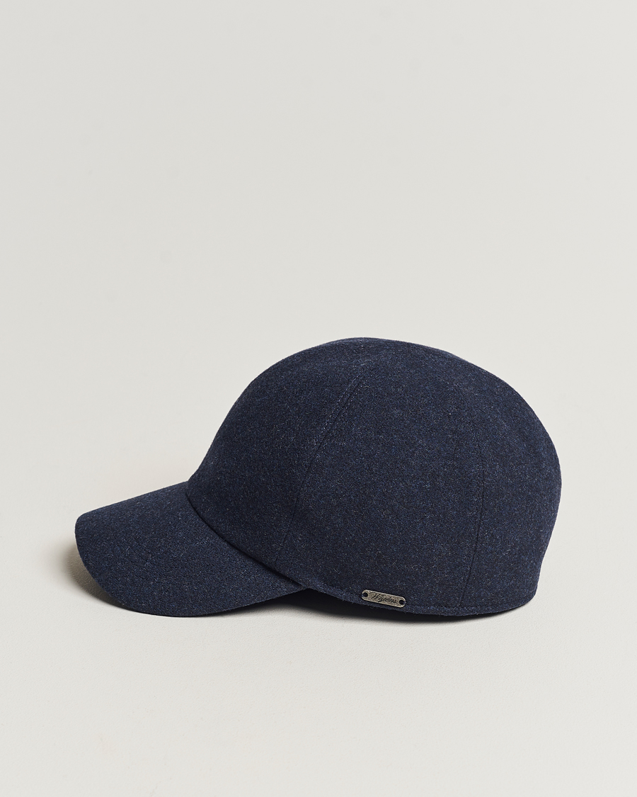 Herren | Wigéns Baseball Classic Melton Wool Blue Melange | Wigéns | Baseball Classic Melton Wool Blue Melange