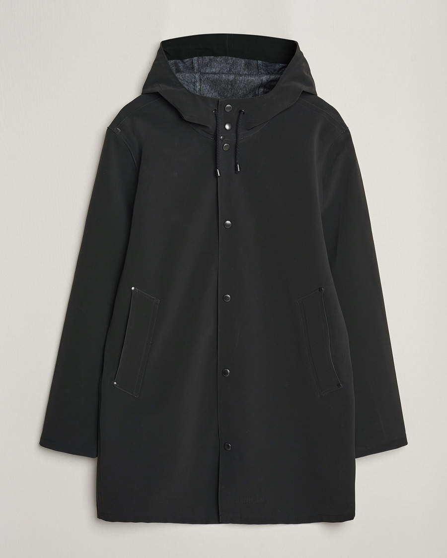 Herren | Jacken | Stutterheim | Stockholm Raincoat Suede Black