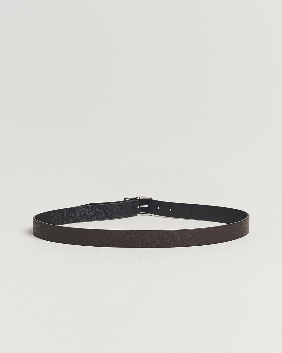 Herren | Anderson's Reversible Grained Leather Belt 3 cm Black/Brown | Anderson's | Reversible Grained Leather Belt 3 cm Black/Brown