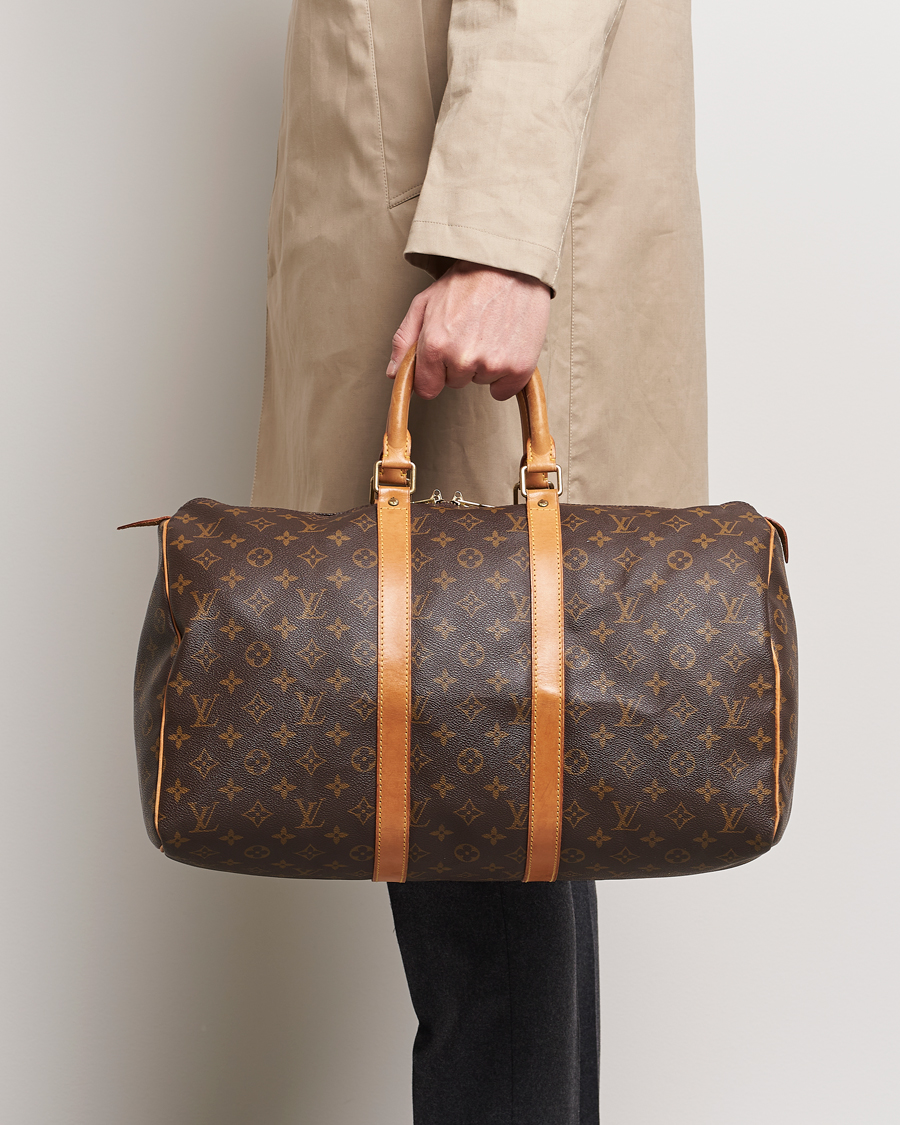 Herren | Louis Vuitton Pre-Owned Keepall 45 Bag Monogram | Louis Vuitton Pre-Owned | Keepall 45 Bag Monogram