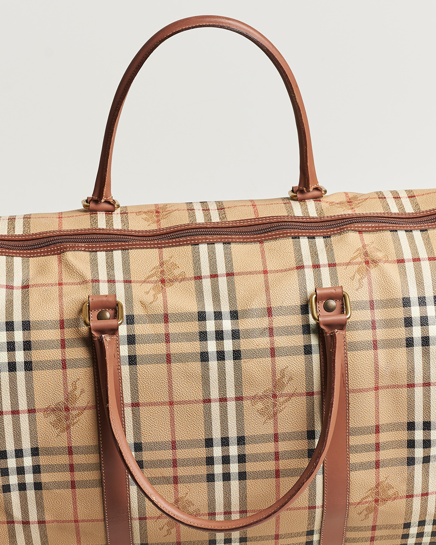 Herren | Burberry Pre-Owned Duffle Bag Haymarket Check | Burberry Pre-Owned | Duffle Bag Haymarket Check