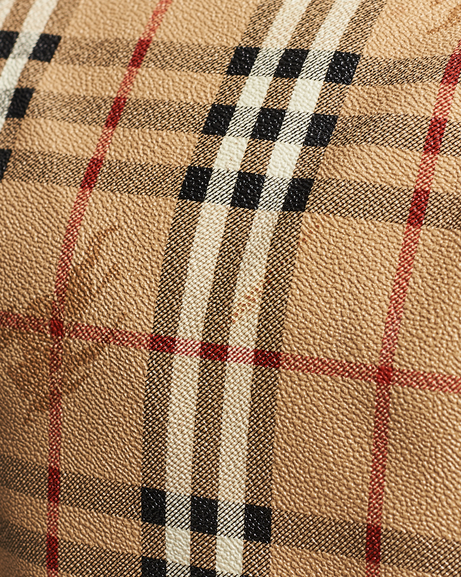 Herren | Burberry Pre-Owned Duffle Bag Haymarket Check | Burberry Pre-Owned | Duffle Bag Haymarket Check