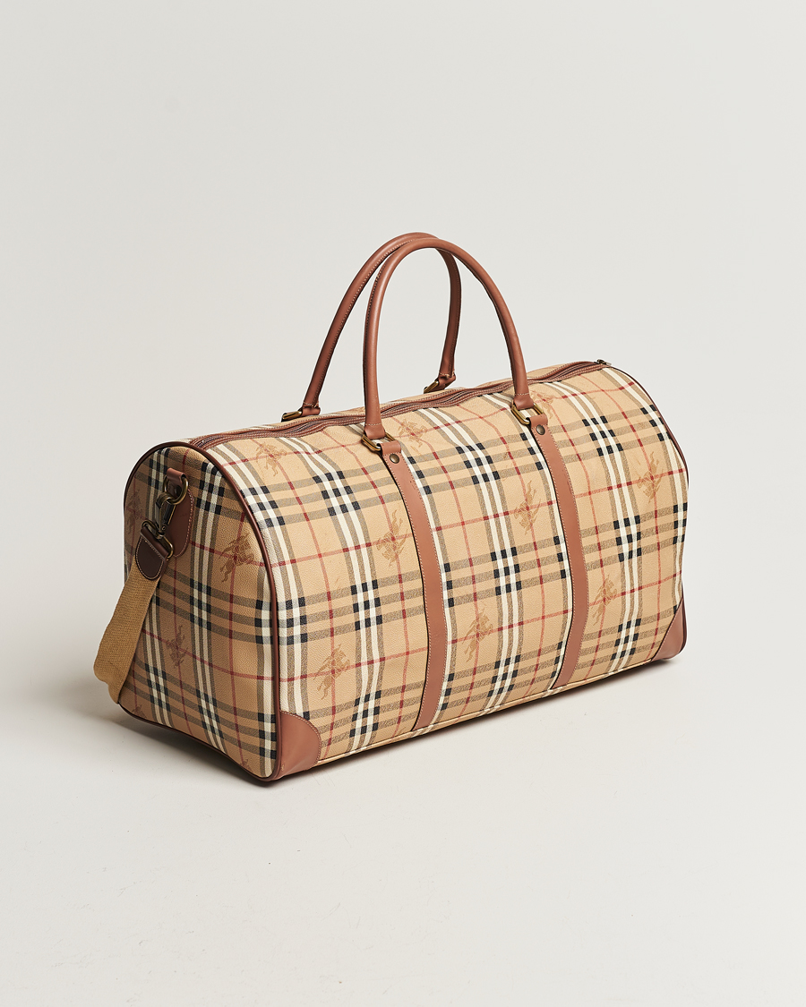 Herren | Burberry Pre-Owned Duffle Bag Haymarket Check | Burberry Pre-Owned | Duffle Bag Haymarket Check