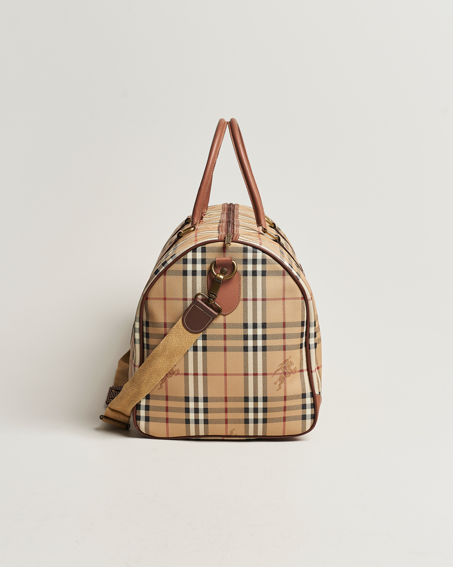 Herren | Burberry Pre-Owned Duffle Bag Haymarket Check | Burberry Pre-Owned | Duffle Bag Haymarket Check