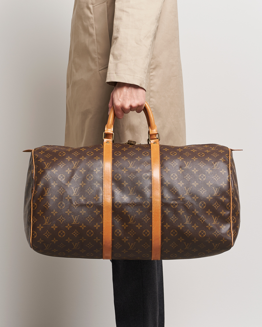Herren | Louis Vuitton Pre-Owned Keepall 55 Bag Monogram  | Louis Vuitton Pre-Owned | Keepall 55 Bag Monogram 
