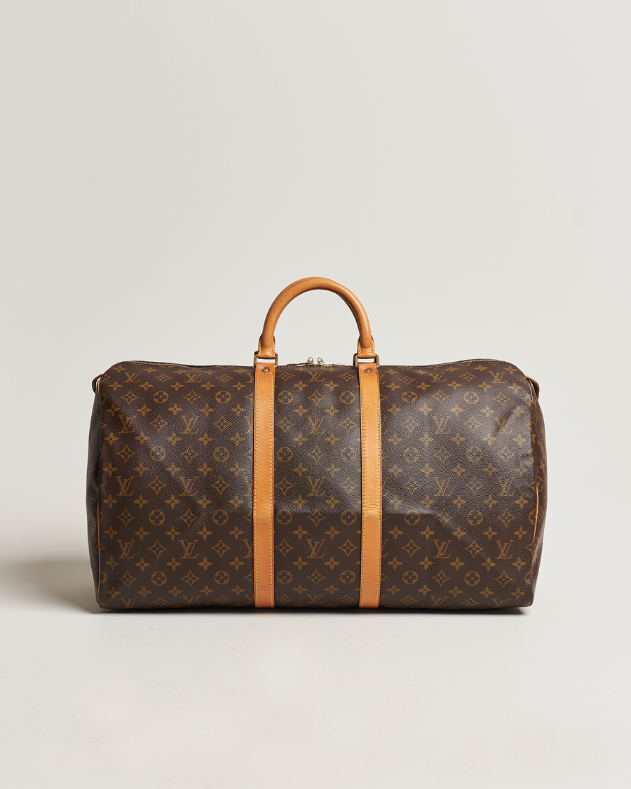 Herren | Louis Vuitton Pre-Owned Keepall 55 Bag Monogram | Louis Vuitton Pre-Owned | Keepall 55 Bag Monogram