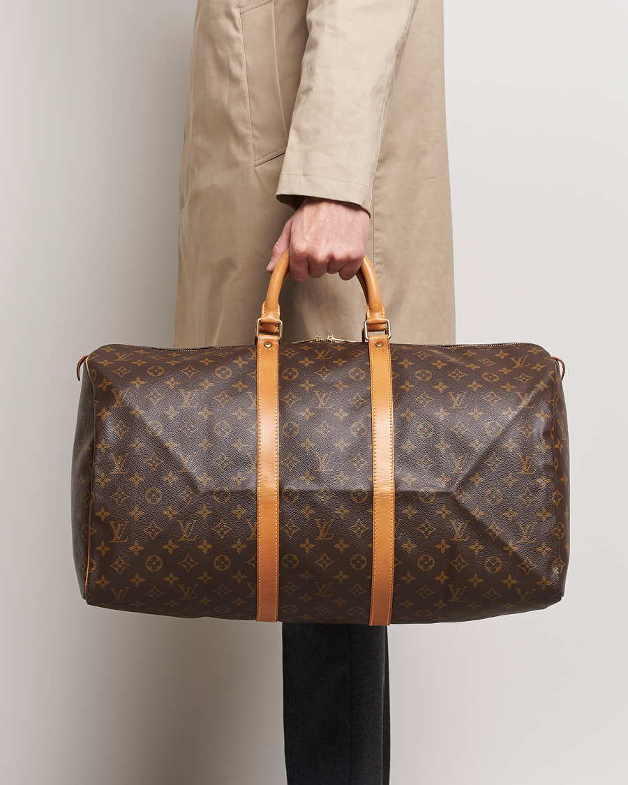 Herren | Louis Vuitton Pre-Owned Keepall 55 Bag Monogram | Louis Vuitton Pre-Owned | Keepall 55 Bag Monogram